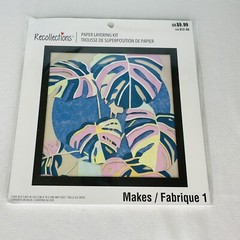 Lot of 3 Recollections Paper Layering Kit Geometric Plant Leaves