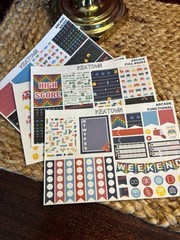 Lot of Gamer Sci-Fi HP Planner Stickers “Nerd” Theme Full EC size Brand New