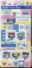 GAIA Puku Doll Seal Amusement Arcade Sticker Girl Kids Game Character MADE JAPAN
