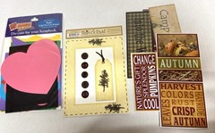 Huge Lot Scrapbook Cardmaking Stickers, Die Cuts, Charms, Anna Griffin & more