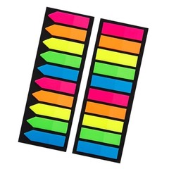 100/120Pieces Colored PET Label Repositionable Adhesive Notes Page Markers