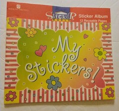 Vtg American Greetings Sticker World Sticker Album 12 Reusable Pages 1990s Rare