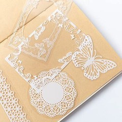 260 Pcs Vintage Junk Journal Supplies Scrapbooking Kit for Art Collage Album