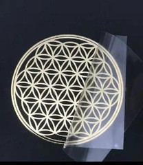 6 ps Flower Of Life Stickers 5 cm ( 2 Inches ) Diameters