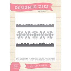 Echo Park Designer Dies WINTER BORDER Steel Dies Scrapbooking
