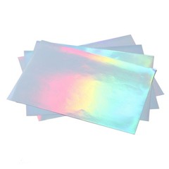 22 Sheets A4 Printable Holographic Sticker Paper Efficient Inkjet For DIY