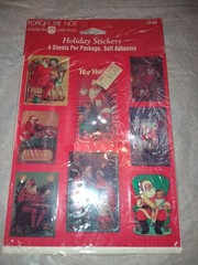 Vintage American Greetings Forget Me Not Holiday Theme Stickers 4 Sheets