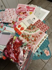 Strawberry Shortcake inspired Junk Journal Kit/Supplies #2