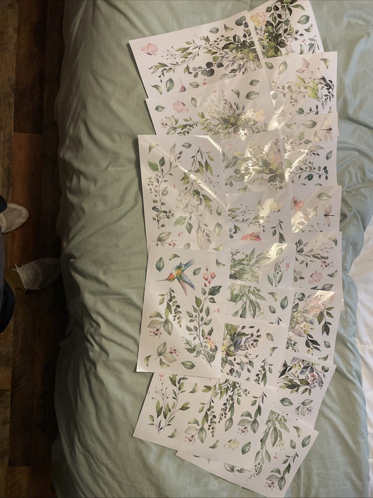 Eucalyptus Window Stickers 18 Sheets