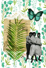 Collage Art Junk Journaling Cards, Tim Holtz, A Garden in Paris , 6 pcs 4″ x 6″