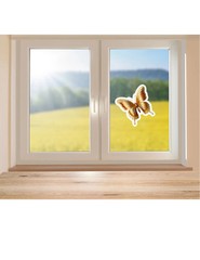 Gilded Golden Butterfly Sticker – Metallic Butterfly Sticker 4 X 4 Inches