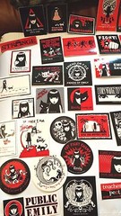 10 Pre Packaged RARE Emily the Strange stickers Red & Black