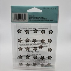 Jolees Boutique Mini Flower Gems Ruby Scrapbooking stickers