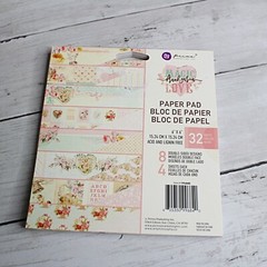 Prima Scrapbook Cardstock Paper Pack Pads 8×8 6×6 Journaling Magic Love Lot