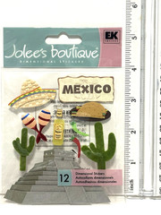 Various themes of Dimensional/Textured Stickers Scrapbooking.