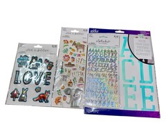 Hobby Lobby Sticker Lot 4 Packs Of Assorted Stickers – Please See Description