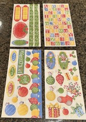 Close to My Heart HOLLYDAYS My Stickease Assortment Stickers Christmas