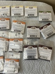 22 Lot Matte Finish Brads + 4 Lot 3mm Brads Sealed Packs