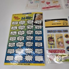 Vintage Girl Baby Shower Scrapbooking Crafting Stickers Mixed Lot Of 11 New