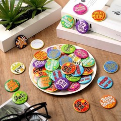 60 Pcs Employee Recognition Pin 1.7» Appreciation Button Pin Bulk Large Posi…