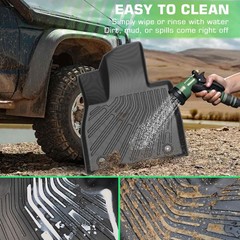 Floor Mats for Nissan Frontier Crew Cab 2008-2021(NOT King Cab), TPE All Weat…