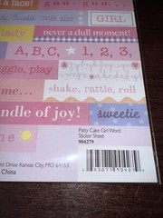 Daisy Hill Patty Cake Girl Images LOT Of 3 – 2 Sticker Sheets + 1 Dimensional