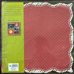 Scrapbooking paper & die-cut sheets fall fun packs 12″x 12″ apples 12 pages lot