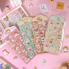 Cute Themed Decorative 3D Sticker Set for Journaling Stationery Decoration DIY