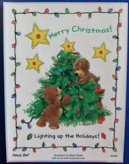SUZY’S ZOO IREDESCENT «LIGHTING UP THE HOLIDAYS!» STICKER SHEET #90008