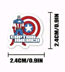 100 AVENGERS ASSORTED 1″ STICKERS LABELS SEALS PARTY FAVOR GIFT MOVIE MARVEL