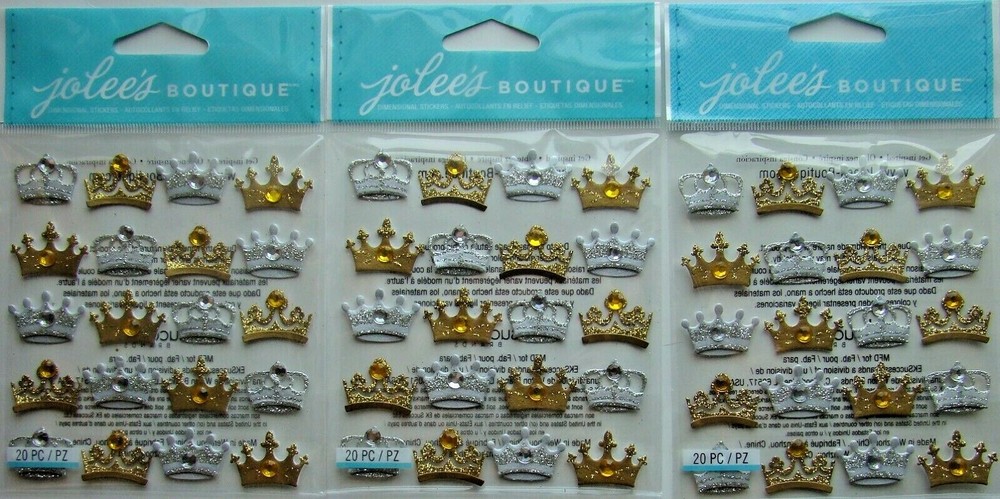 CROWN REPEATS LOT OF 3 Jolee’s Boutique Brand NEW! 50-20912 tiara queen king