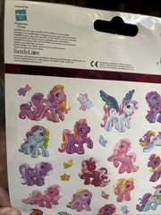 Sandylion My Little Pony stickers 2 Sheets 2005 Hasbro Out Of Print Brand New