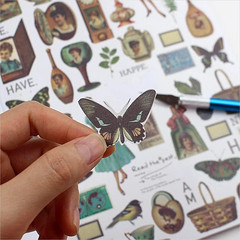 Vintage Scrapbooking Sticker Book for Adults – 800+ Washi Journaling Stickers Ep