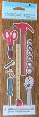 CREATIVE TOUCH Tools Screwdriver Wrench Hammer Handyman Measuring Tape Stickers