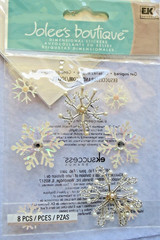 Jolee’s Boutique Christmas Tree Sticker ~ Plus rhinestone & trim ~ 5 piece Lot
