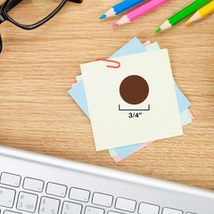 Colored Coding Stickers – 3/4 Inch Round Sticky Dots, 1008 Pack for Arts & Craft