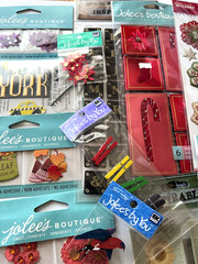 LOT #305 – 100 RARE ONLY JOLEE’S EK SUCESS 3D STICKERS & EMBELLISHMENTS