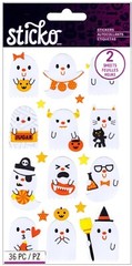 Ghost Party, Halloween, 4×7″, 5 PACKS, scrapbook stickers – Sticko 01526