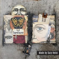 Tim Holtz 2021 Halloween 0.5 x inches to 1.13 x 2.0 inches, silver