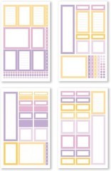 Decorative Pastel Stickers – Enhance Your Creative Projects