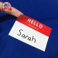 250 Pack – Hello My Name is Stickers, Name Tags Stickers Labels – 3″ x 2″, 5 Col