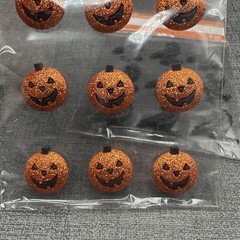 Recollections Halloween Sticker Pumpkins Spiders Black Crow Puffy Glitter Choice