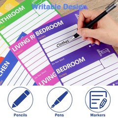 6 x 4 in Large Moving Labels for Boxes, Home Moving Packing Color Coded Stick…