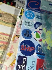 Lot Papercrafting Junk Journal Stamps Paper Stickers Diecuts CTMH Recollections