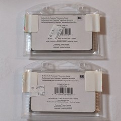 EK Success Fastenater Wedding Decorative Staple Bars Metal 144 Strips 2 Packs
