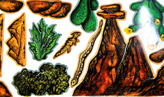 Not So Cute Desert Saguaro Cactus Sticker Sheet 12″ Rare 2000 Vintage Arizona