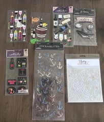 Lot of Scrapbooking Craft Supplies – Paper, Stickers & More – 3 lb+
