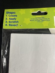 Eureka Rectangles Scratch Off Stickers, Pack of 180