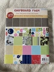 Chipboard Pack 1470 Pieces Colorbok PunchOuts Paper Stickers Sealed New