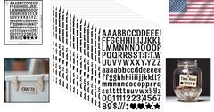 Durable 2280 Piece Vinyl Letter Stickers – Weatherproof for Indoor & Outdoor Use